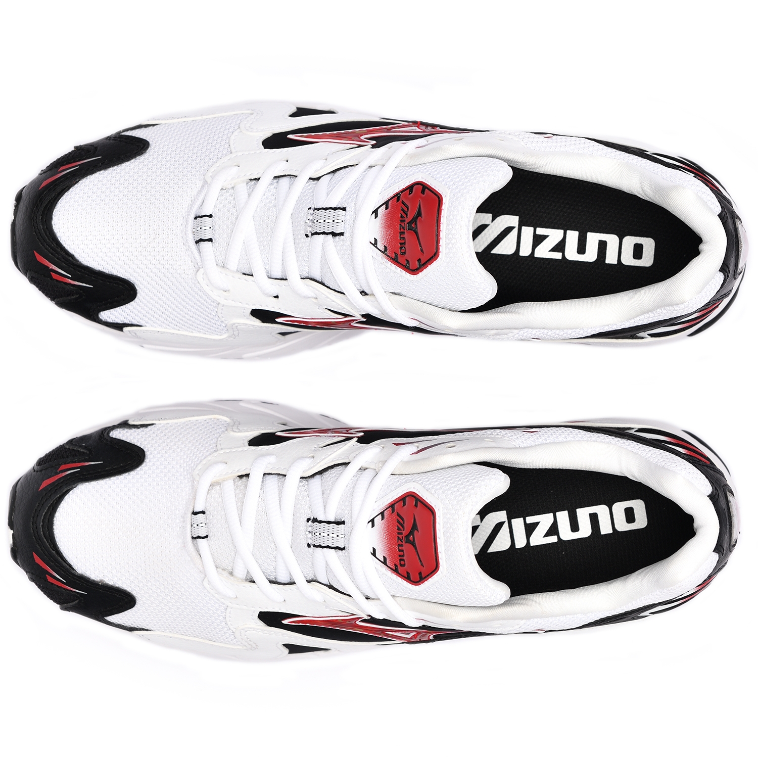 Mizuno WAVE RIDER 10 ICON "Special Pack" WHITE/CHINESERED/BLACK