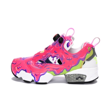 Reebok Ghostbusters Instapump Fury Shoes Proud Pink / White / Solar Yellow