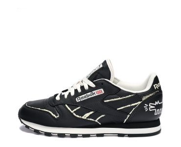 Reebok x Keith Haring Classic Leather Pure Grey 8 / Chalk / Pure Grey 8