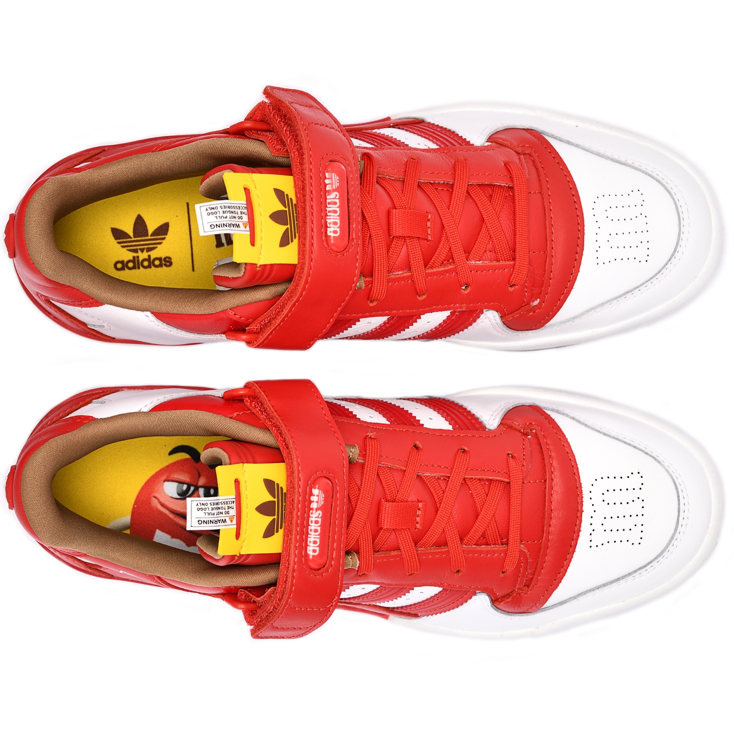 adidas x m&m's brand Forum 84 Low Red / Cloud White / Eqt Yellow