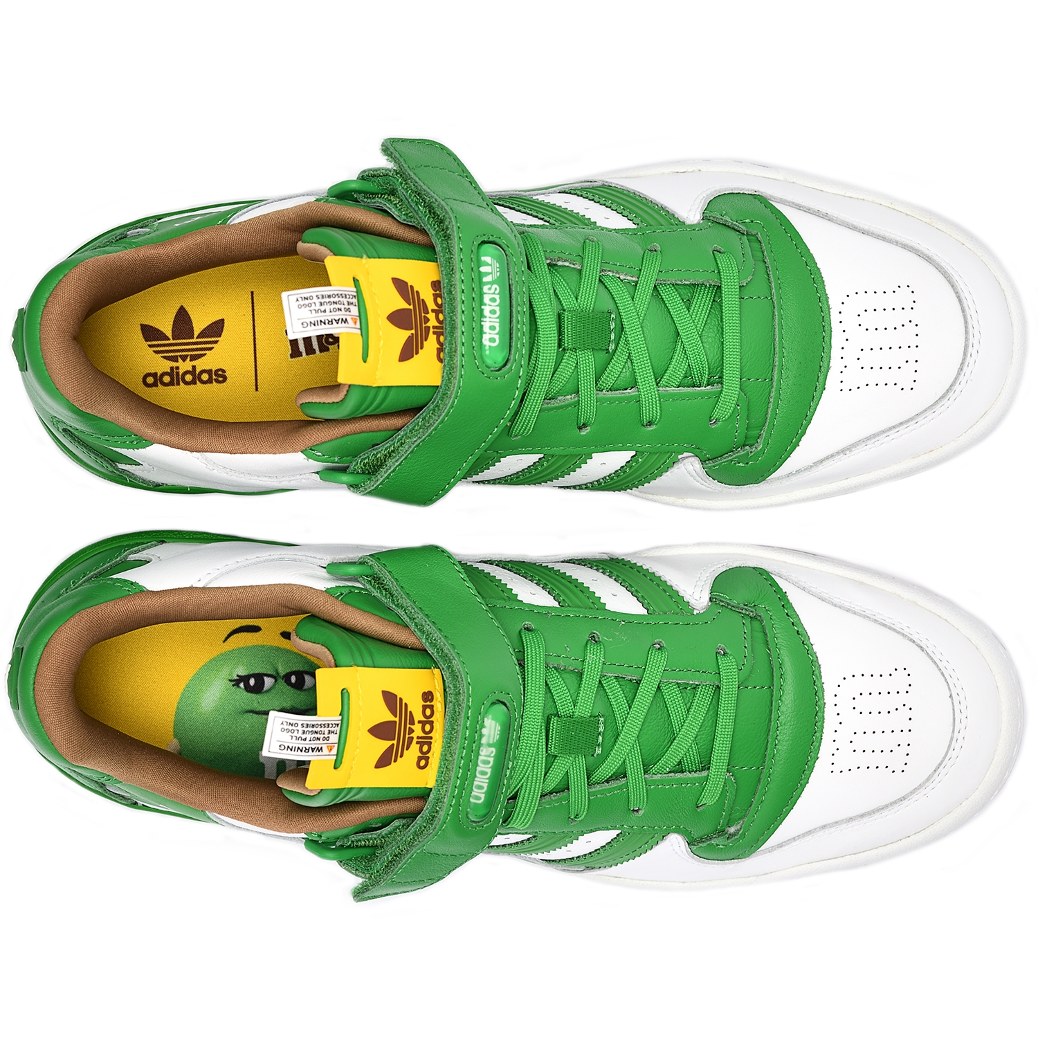 adidas x m&m's brand Forum 84 Low Green / Cloud White / Eqt Yellow