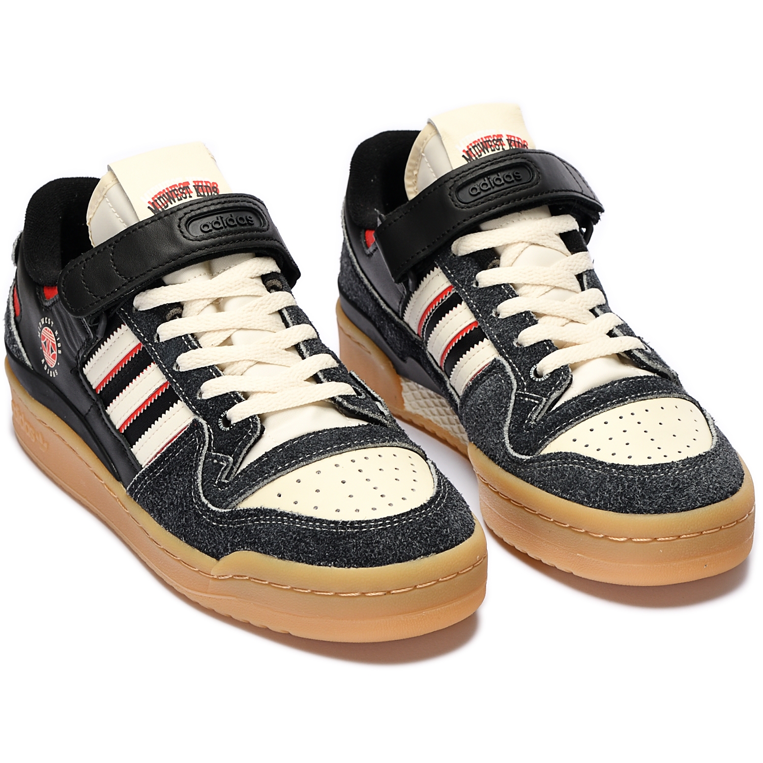 adidas x Midwest Kids Forum 84 Low Core Black/Off White/Red