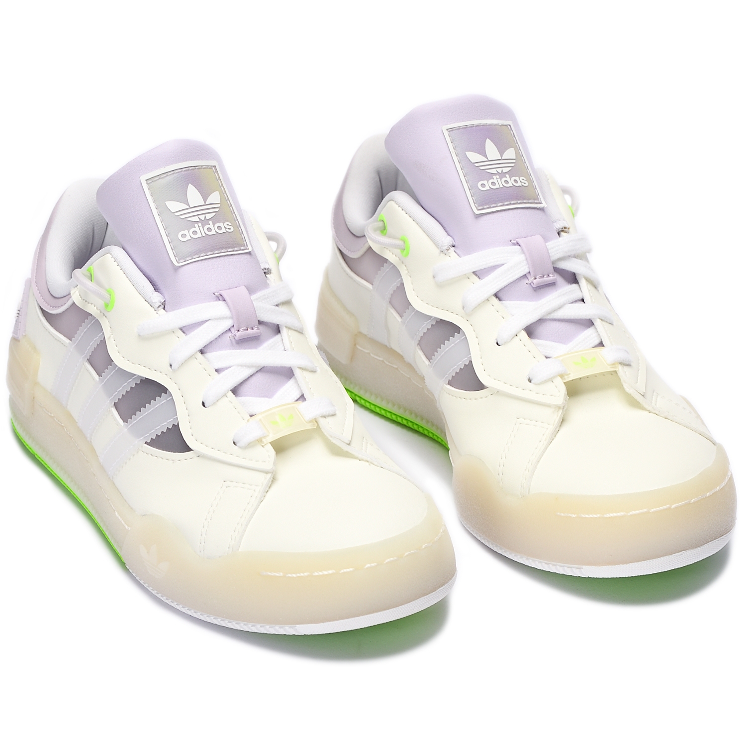 adidas Originals Rey Galle Off White / Purple Tint / Signal Green