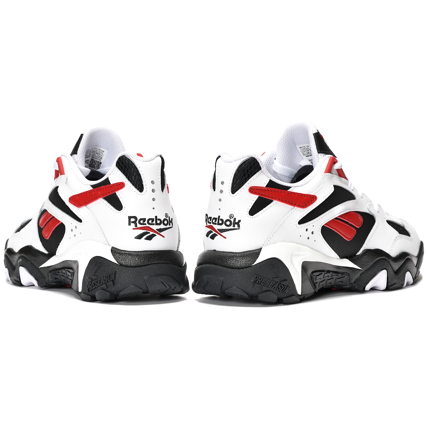 Reebok Preseason 94 Cloud White/Night Black/Flash red