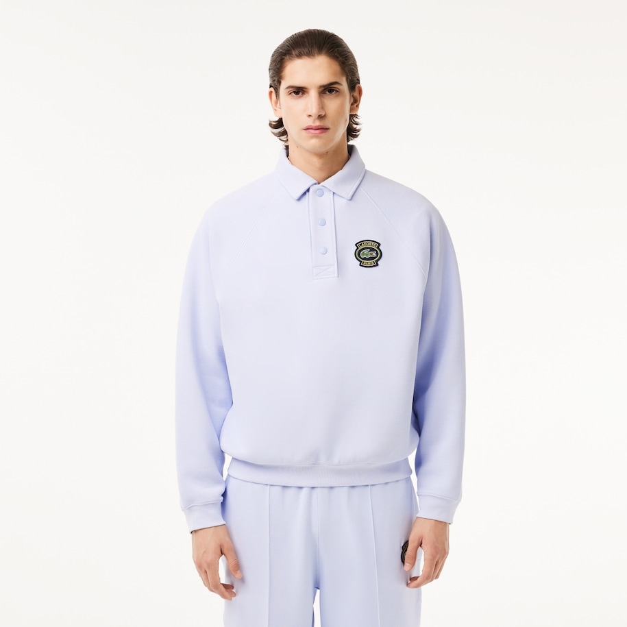 JOGGER LOOSE FIT SWEATSHIRT IN PIQUE