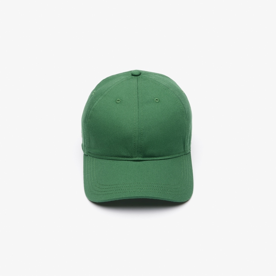 LACOSTE UNISEX CAP IN ORGANIC COTTON TWILL Green