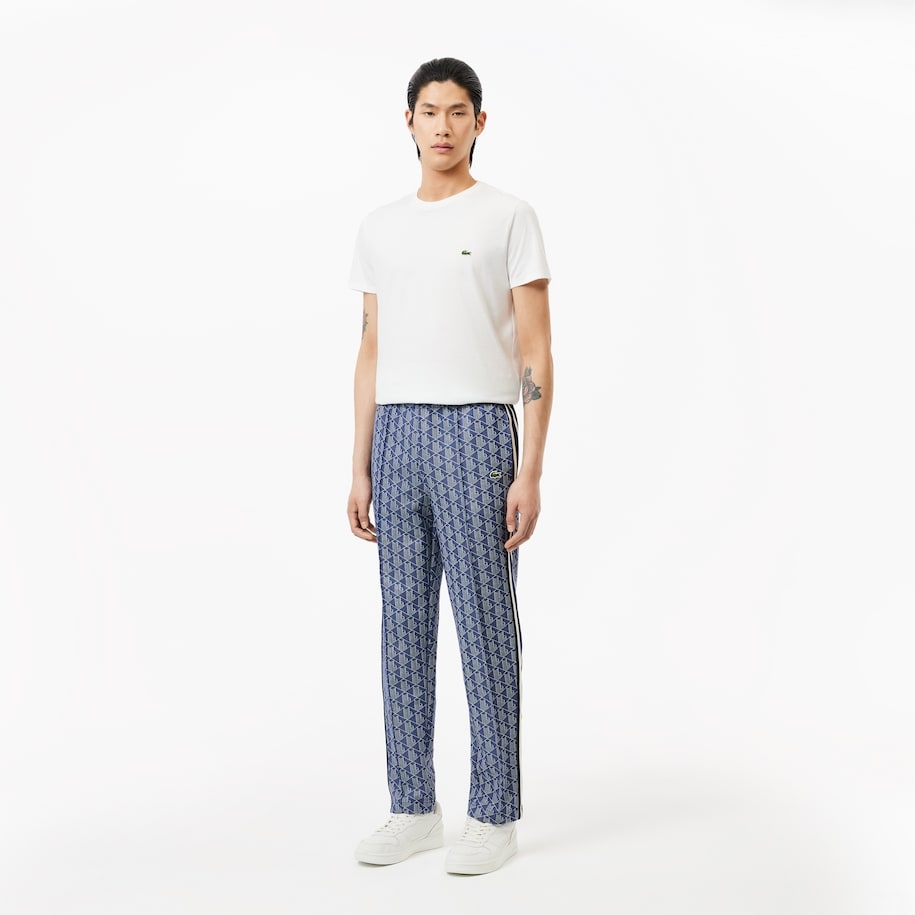 PANTALON DE SURVÊTEMENT PARIS JACQUARD MONOGRAMME Bleu