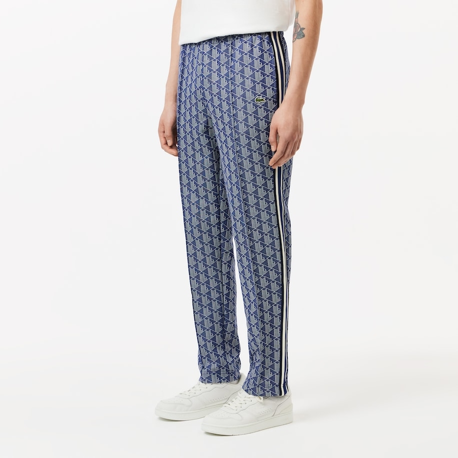 PANTALON DE SURVÊTEMENT PARIS JACQUARD MONOGRAMME Bleu