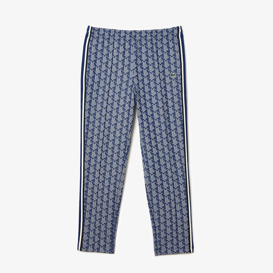 PANTALON DE SURVÊTEMENT PARIS JACQUARD MONOGRAMME Bleu