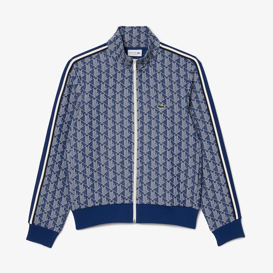 SWEATSHIRT ZIPPÉ PARIS MONOGRAMME Bleu