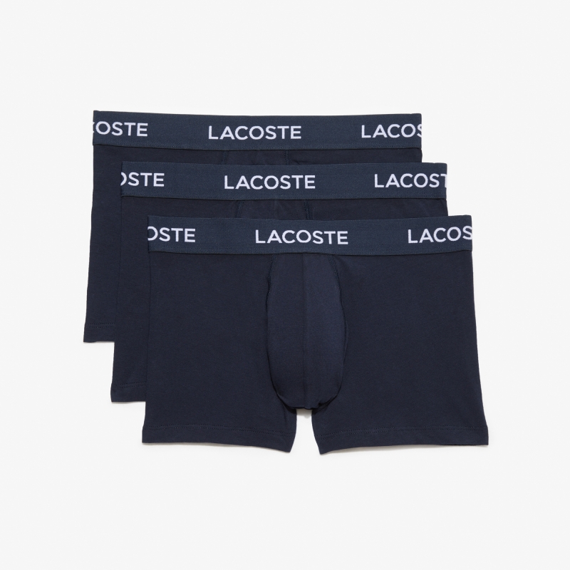 SET OF 3 PLAIN BOXERS / Navy blue