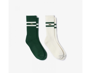 Lacoste Terry Sole socks Green / white