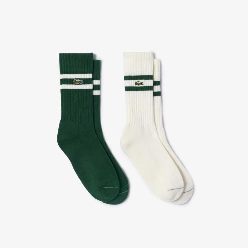 Lacoste Terry Sole socks Green / white