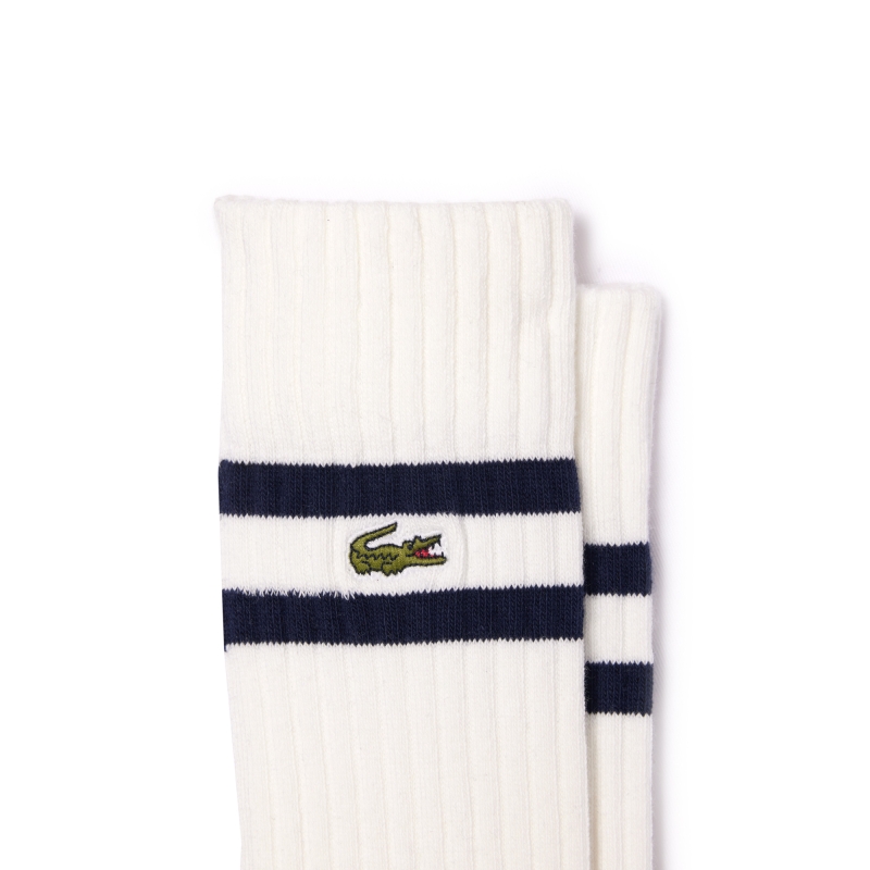 Lacoste Terry Sole socks Navy blue / white