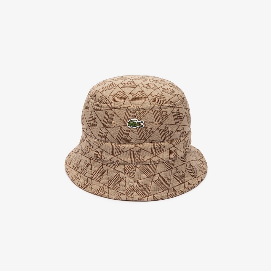 UNISEX REVERSIBLE SIGNATURE MONOGRAM JACQUARD BUCKET HAT / IRP