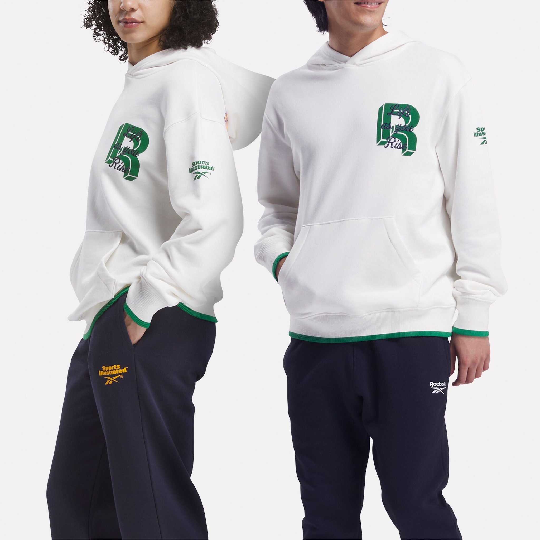 Reebok x Sports Illustrated Human Rights Now Printed Hoodie white