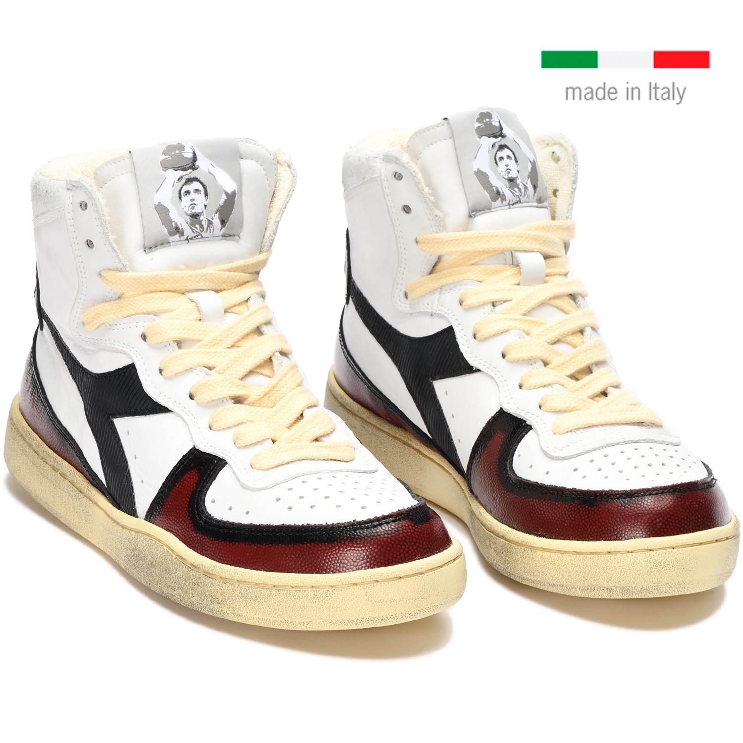 Diadora x DINO MENEGHIN MI BASKET ITALIA  WHITE/BROWN