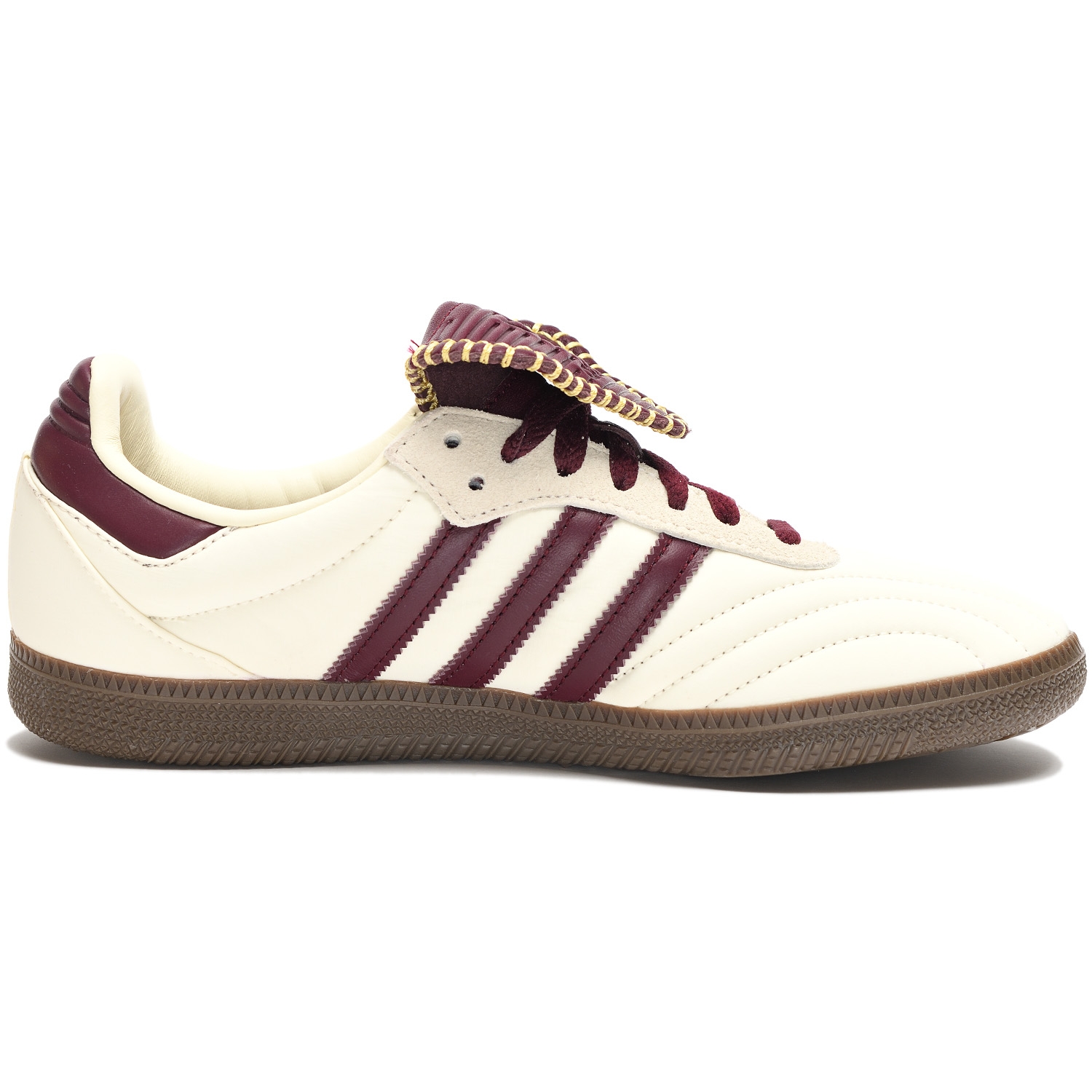 adidas Originals SAMBA LONG TONGUE cream white / maroon / Gold Metallic
