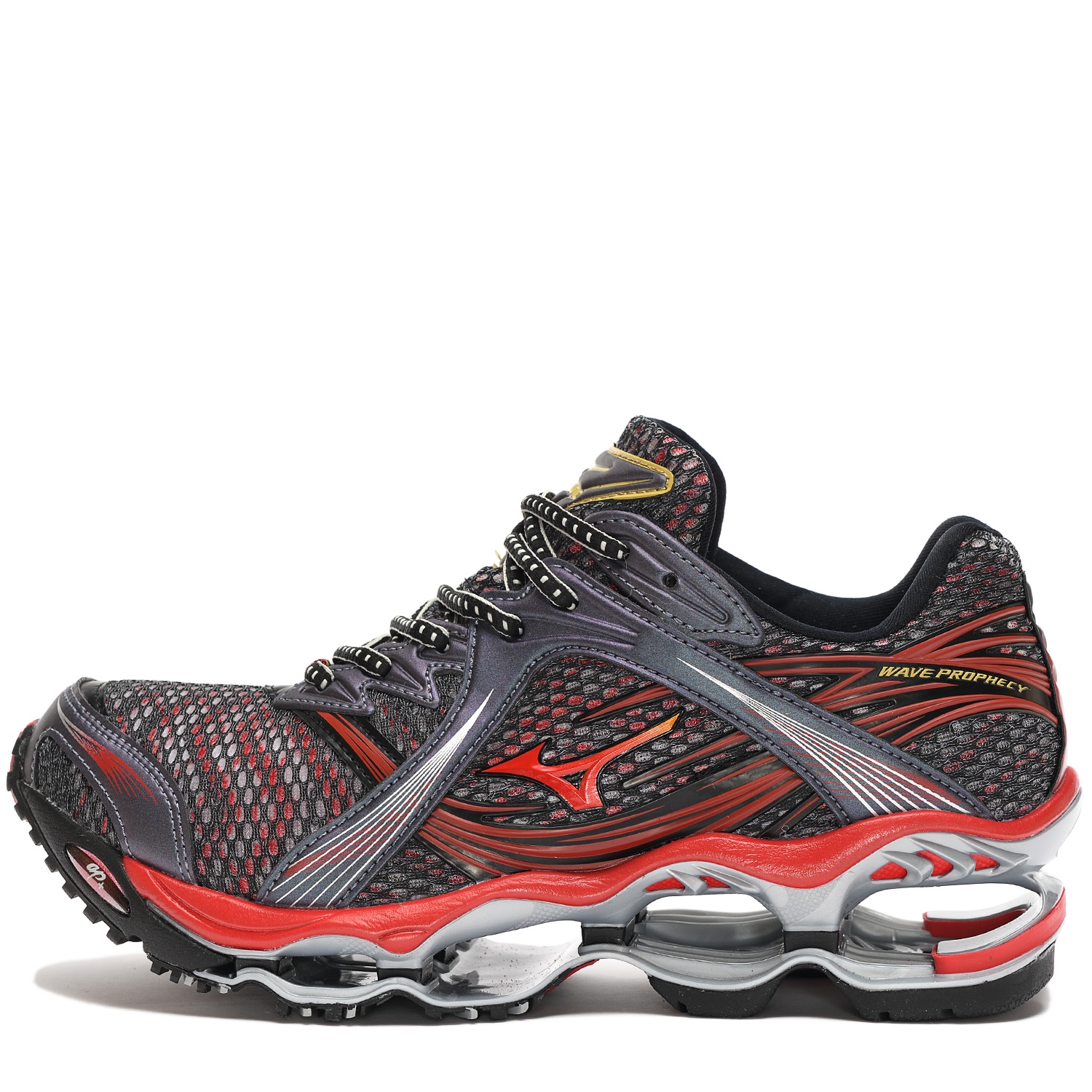 Mizuno WAVE PROPHECY 1 Harbor Mist/chinese Red/black
