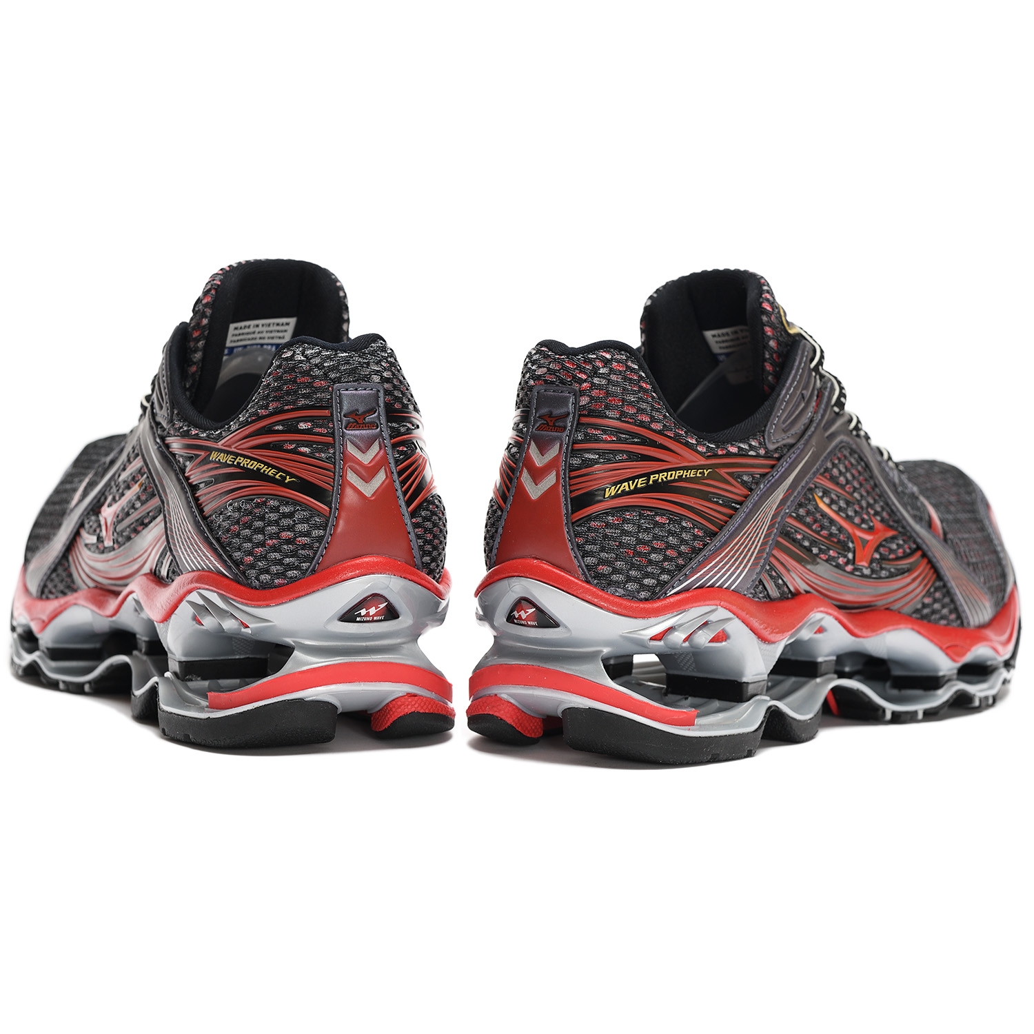 Mizuno WAVE PROPHECY 1 Harbor Mist/chinese Red/black