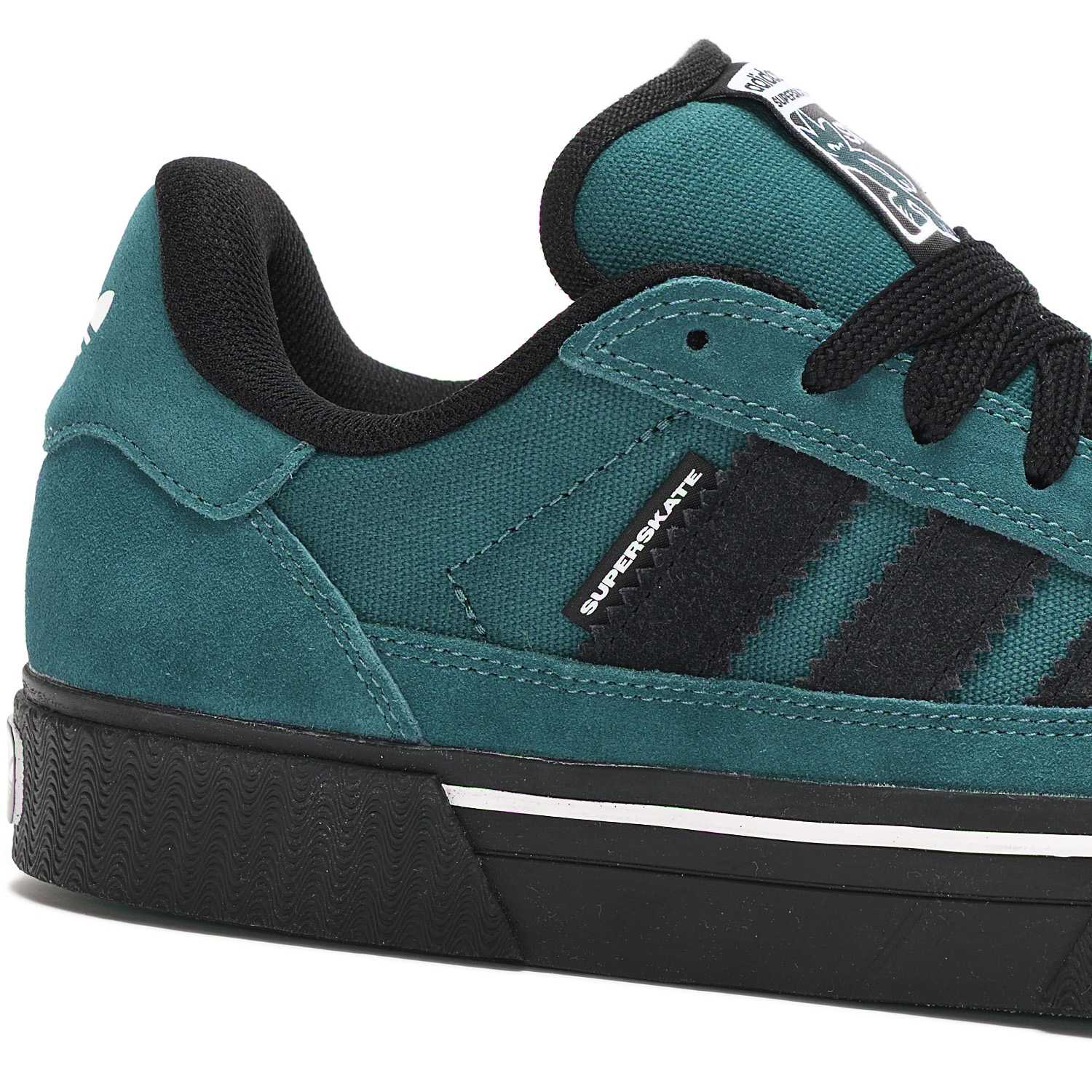 adidas Originals TENNIS SUPERSKATE ST Core Black / Rich Green / Cloud White