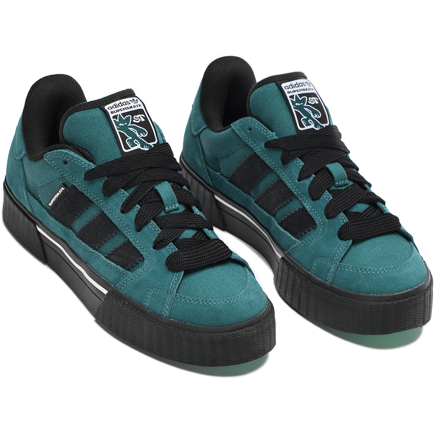 adidas Originals TENNIS SUPERSKATE ST Core Black / Rich Green / Cloud White