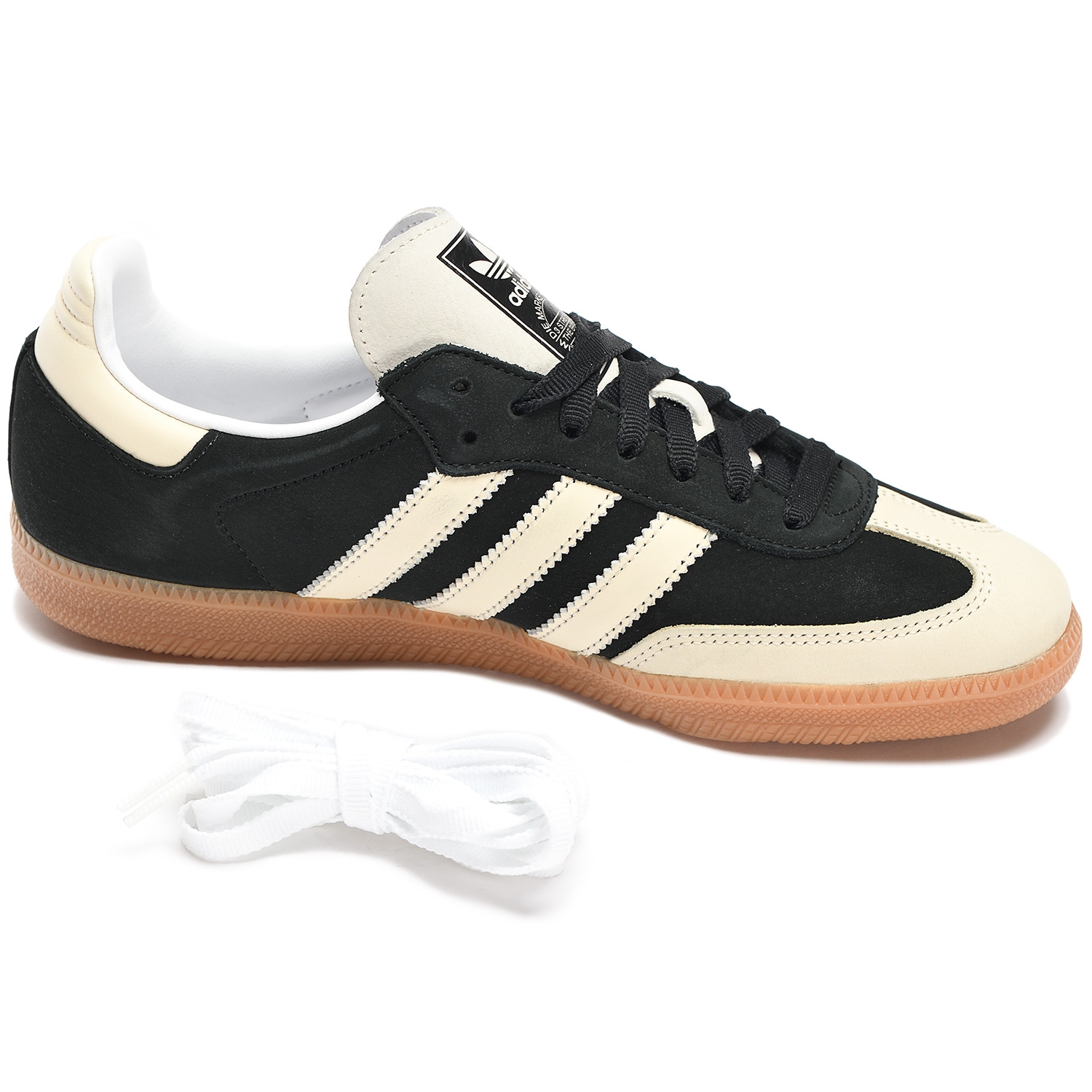 adidas Originals SAMBA OG Core Black / Wonder White / Silver Metallic