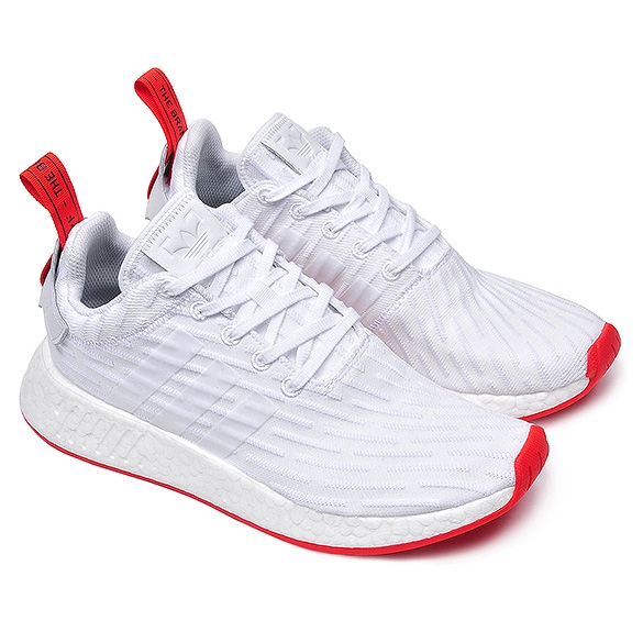 Adidas NMD R2 White/Core Red