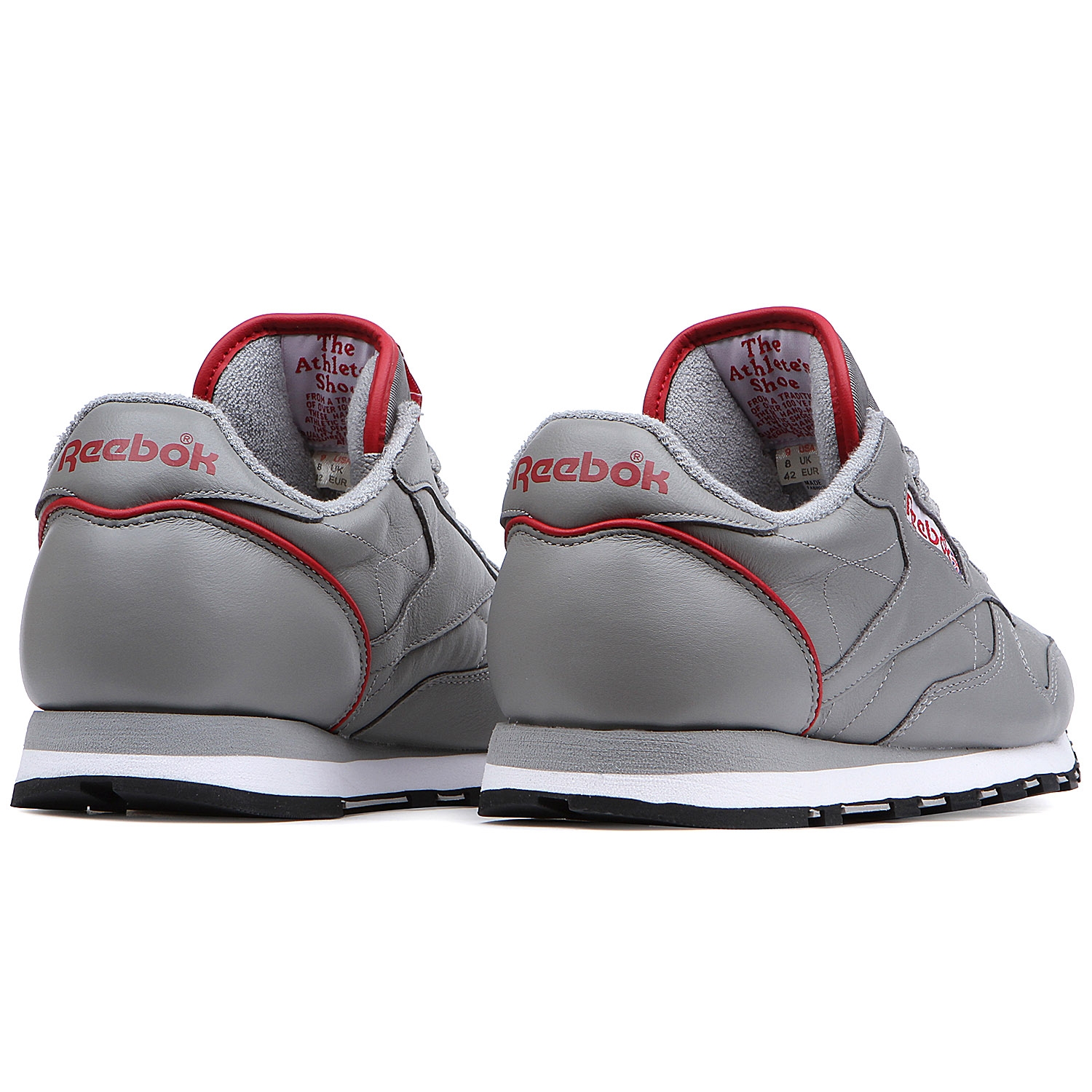 REEBOK CLASSIC LEATHER ARCHIVE/MGH SOLID GREY/WHITE/POWER RED/BLACK