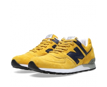 NB M576 made in uk YELLOW/NAVY
