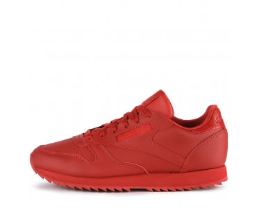 reebok CLASSIC LEATHER RIPPLE /CRANBERRY RED