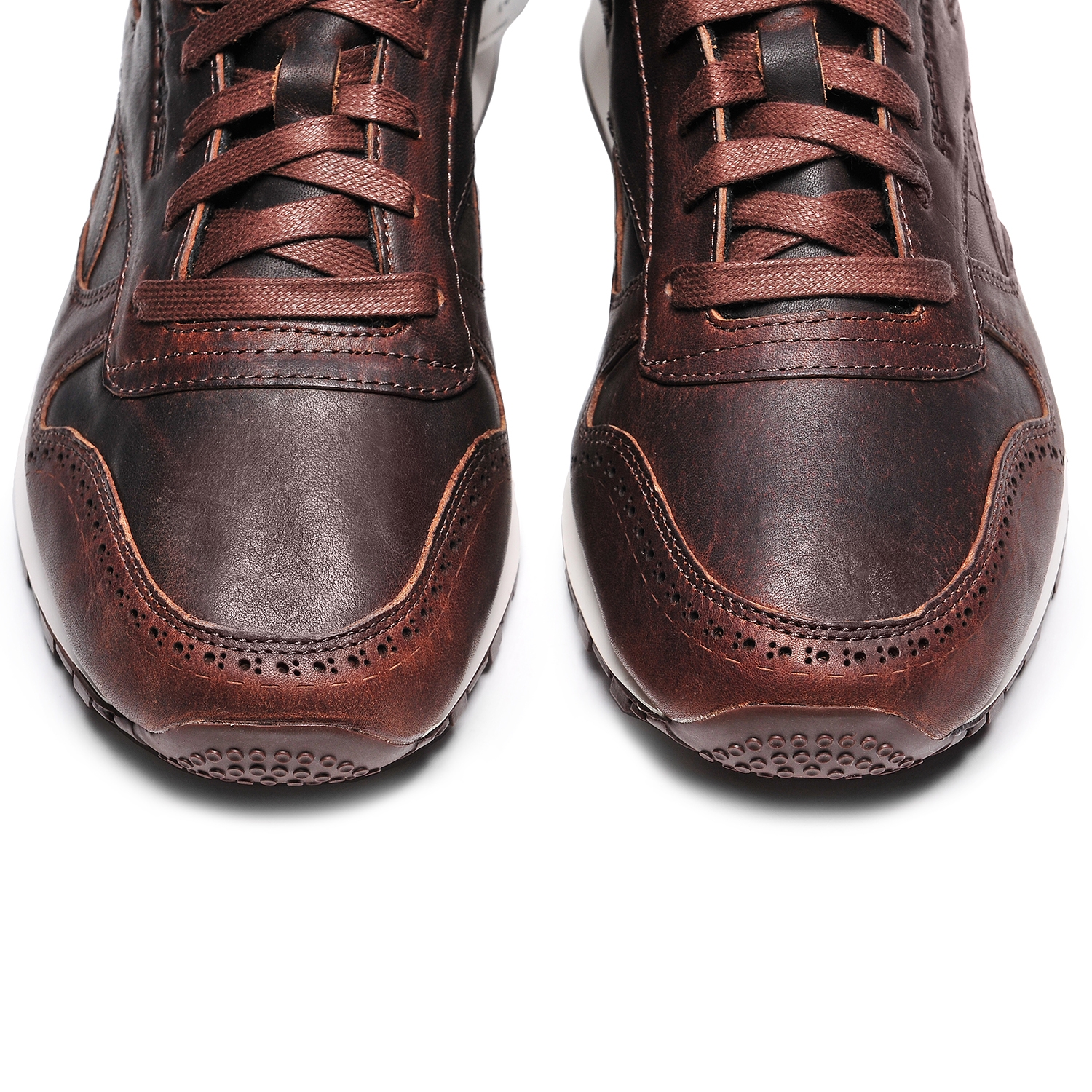 Classic Leather Lux Horween Brown/White