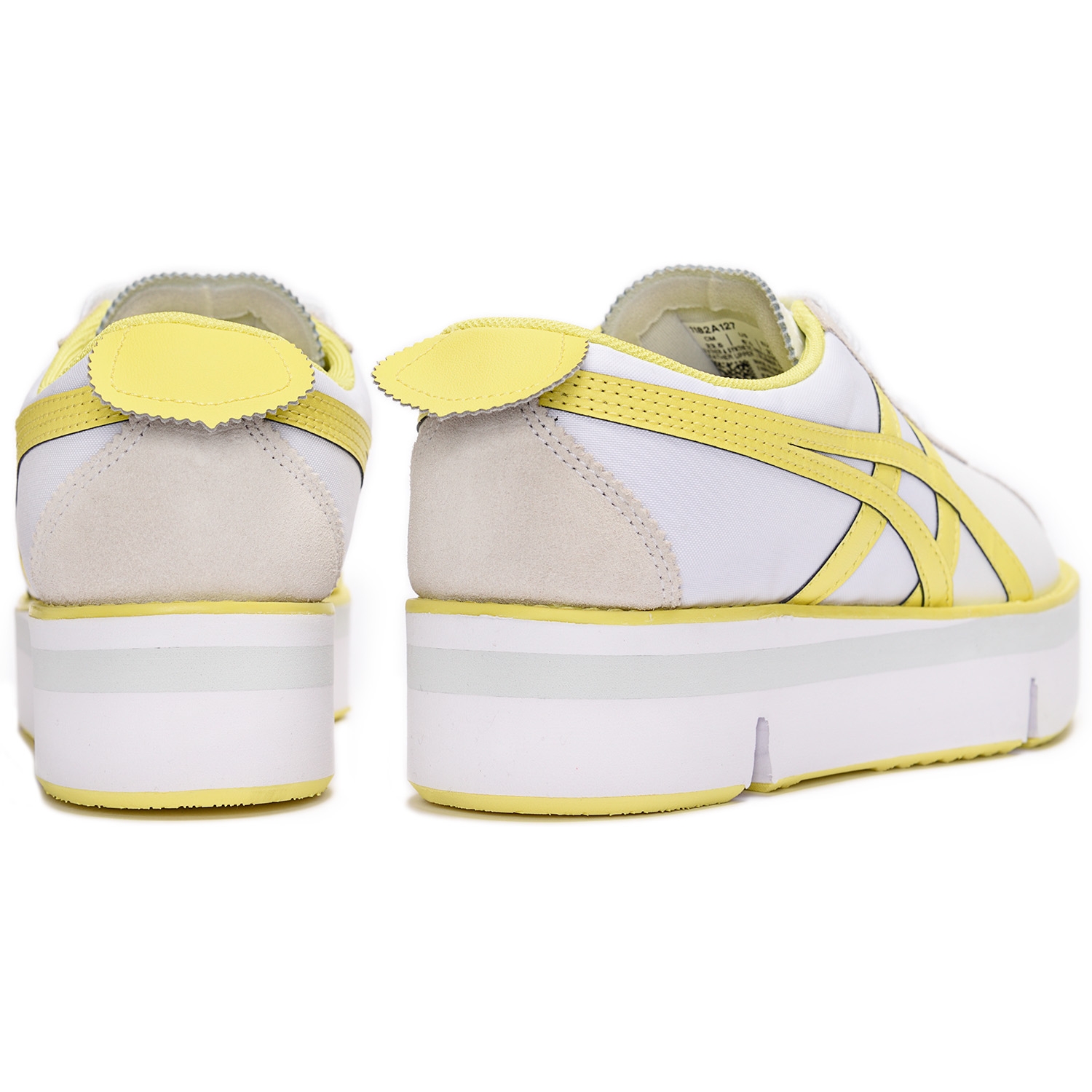 onitsuka tiger Pokkuri Sneaker Platform WHITE/SOUR YUZU