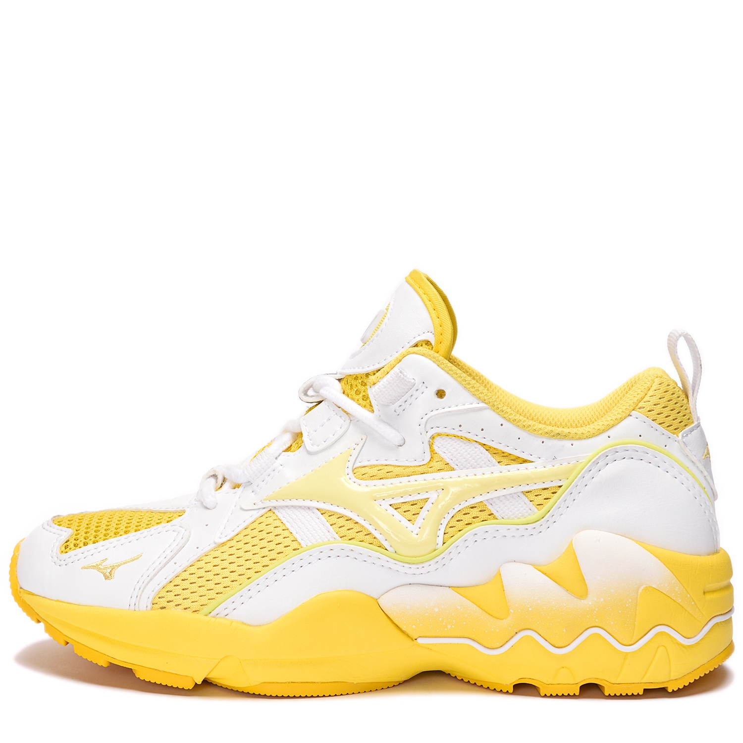 Mizuno WAVE RIDER 1 Cyber Yellow/ Limelight/White