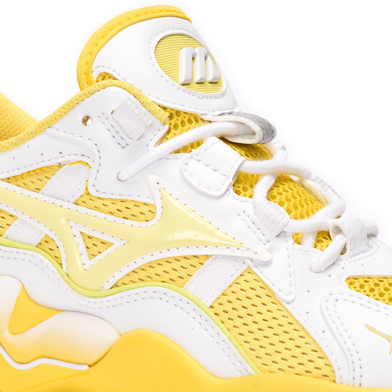 Mizuno WAVE RIDER 1 Cyber Yellow/ Limelight/White