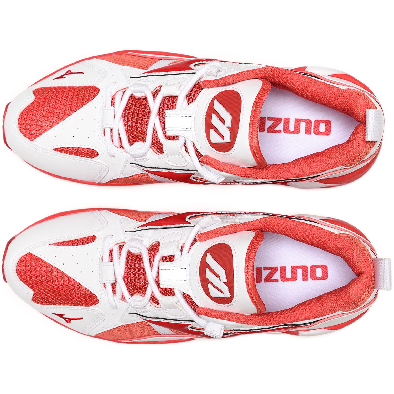 Mizuno WAVE RIDER 1 Cayenne/Chinese Red/ White